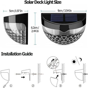 LUZ SOLAR DE PARED PACK POR 2 UDS 9x6